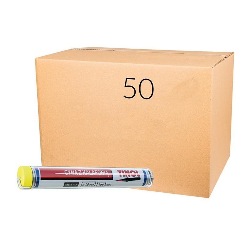 Juotostina LC60 1.0mm 18g putkessa | 50 kpl tukkupakkaus | Korkea puhtaus