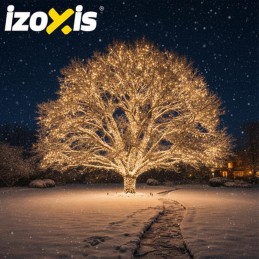 500 LED -jouluvalot 35 m – lämmin valkoinen, IP44