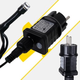 500 LED -jouluvalot 35 m – lämmin valkoinen, IP44