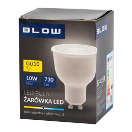 LED-polttimo GU10 10W 730lm | 10 kpl kohdelamppu | Neutraali