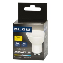 LED-polttimo BLOW GU10 5W | 4000K Neutraali valkoinen | 10 kpl