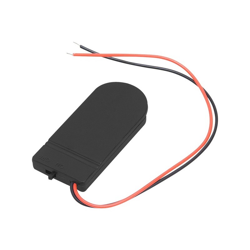 Paristokotelo 2x CR2032 | Kannellinen kytkimellä | 150 mm johdot