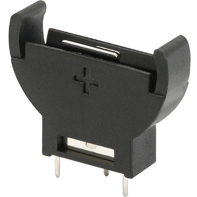 Paristopidike CR2032 pystyasennus 20 kpl | Piirikortille (PCB)