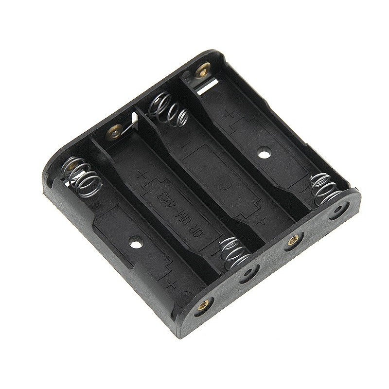 Paristokotelo 4x AA R6 | 15 cm asennusjohdot | Litteä IIII-malli