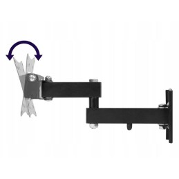 Seinäteline 10" - 27" | Kääntyvä ja kallistuva varsi