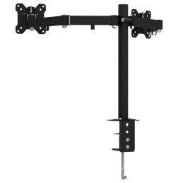 Kahden näytön pöytäteline 10-32" | VESA 75/100 | 8kg/varsi