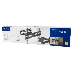 TV-seinäteline 37-99" | Kääntyvä & Kallistuva | 40kg | VESA 600x400