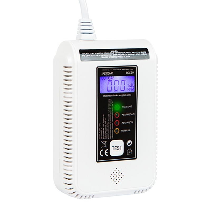 Häkä- ja kaasuilmaisin TGC30 WiFi Tuya | XTREME | Älykotihälytin