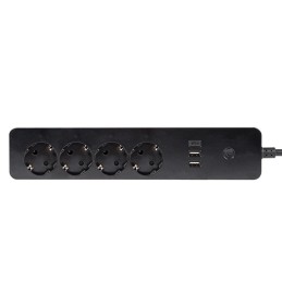 Älykäs WiFi-jatkojohto 4-osainen | 2x USB & USB-C | Tuya & Smart Life