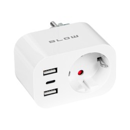 Älypistorasia WiFi TUYA | 2x USB-A | 1x USB-C | 16A | Etäohjaus