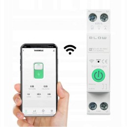 WiFi-rele energiamittarilla DIN-kiskoon | TUYA | 1-63A | Smart Life