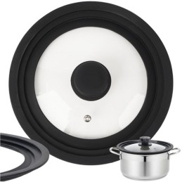 3-in-1 Yleiskansi 18/20/22 cm | Silikoni & Lasi