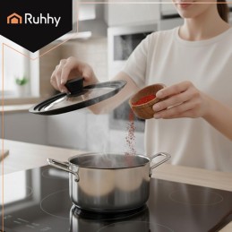 3-in-1 Yleiskansi 18/20/22 cm | Silikoni & Lasi