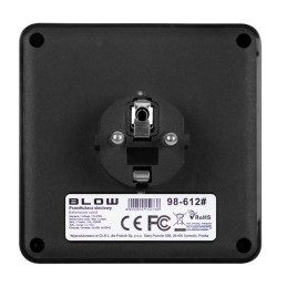 Haaroitin 2-osainen + 3xUSB | Kytkimellä | 2500W | Musta