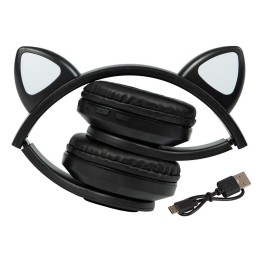 Lasten langattomat Cat Ear -kuulokkeet | RGB LED | Bluetooth 5.0