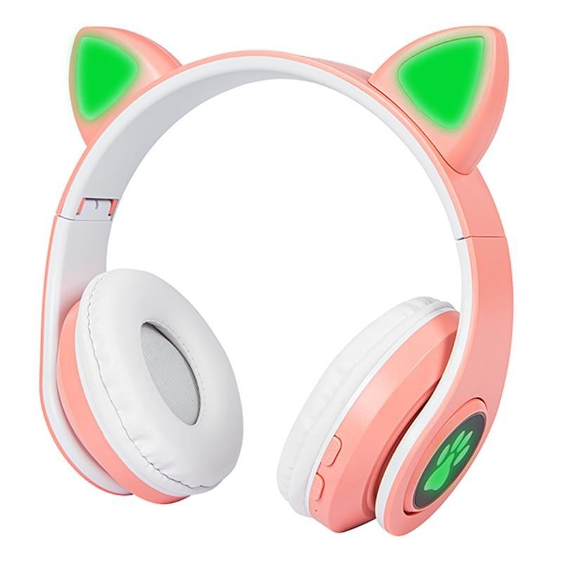 Pinkit Cat Ear -kuulokkeet lapsille | RGB LED | Bluetooth 5.0