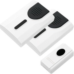 Langaton ovikellosarja | 100m | 30 melodiaa | 2 vastaanotinta