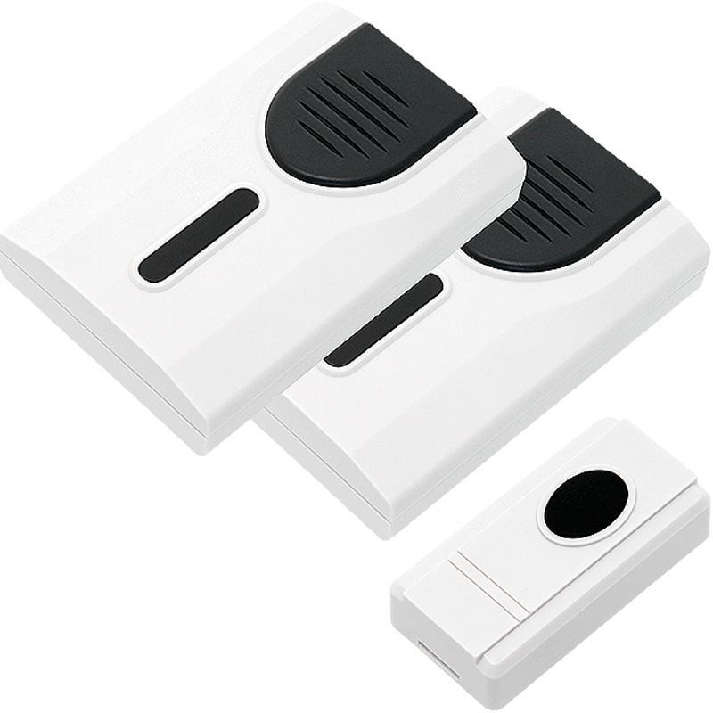 Langaton ovikellosarja | 100m | 30 melodiaa | 2 vastaanotinta