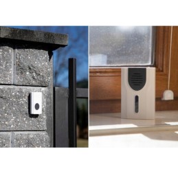 Langaton ovikellosarja | 100m | 30 melodiaa | 2 vastaanotinta