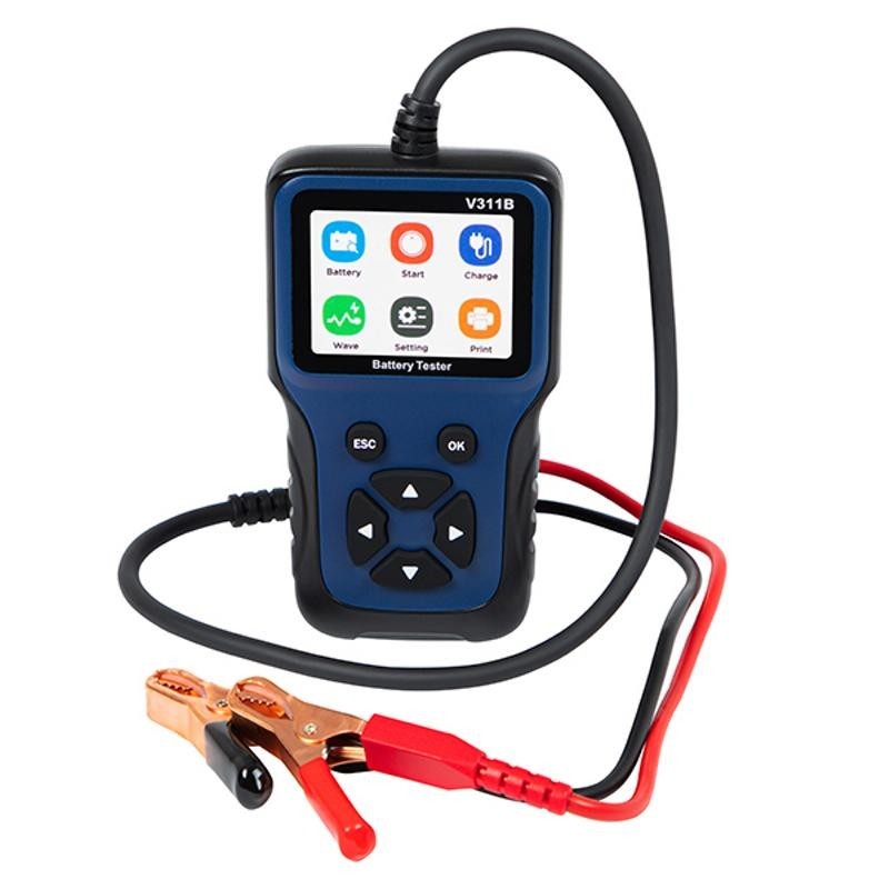 Akkulaturi ja testilaite 12V LCD | USB-C | 10 - 250 Ah