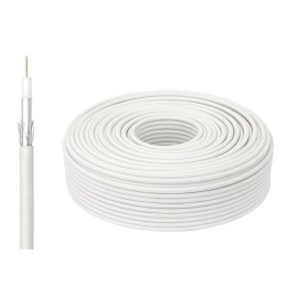 Antennikaapeli RG6-U 100m CU | 1,02mm täyskupari & Tuplasuojattu