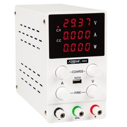 Laboratoriovirtalähde 0-30V 10A | Tarkka huoltokäyttöön | Digitaalinen näyttö