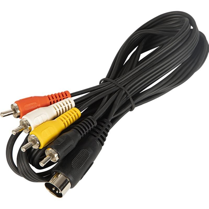 Audiokaapeli DIN 5-pin - 4 x RCA | 1,5 m | Vintage-liitäntä