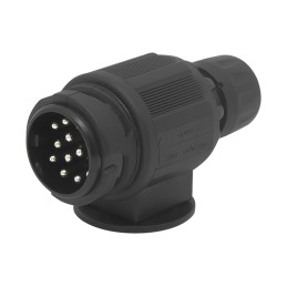 Perävaunun pistoke 13-napainen | 12V | Musta muovi