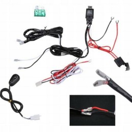 Valojen asennussarja autoon 12V | Rele 40A | Sulake 30A