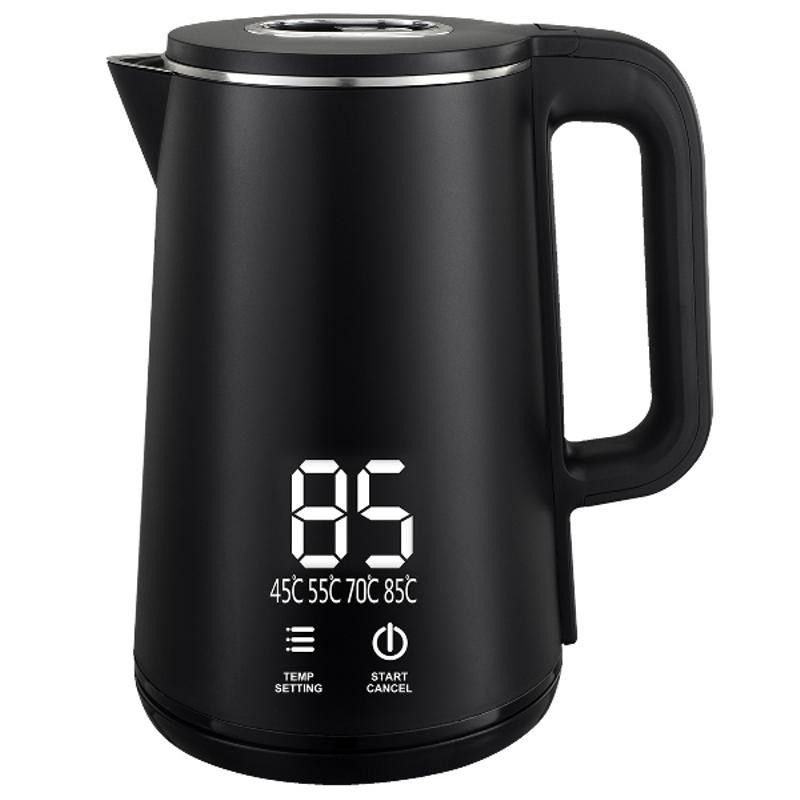 Digitaalinen vedenkeitin 1,8L | 2200W | LED-näyttö | 5 lämpötilaa