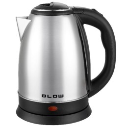 Vedenkeitin Ruostumaton Teräs 1.8L | 2000W | Musta-Hopea