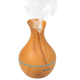 Ultraääni-ilmankostutin ja aromadiffuusori | LED-valo | Puukuvio