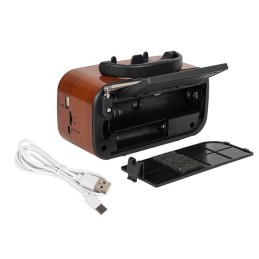 RA16 Retro-radio Bluetooth | Aurinkopaneeli ja Powerbank