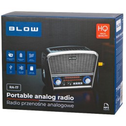 Kannettava Radio RA 17 | Aurinkopaneeli | Bluetooth | USB | Taskulamppu
