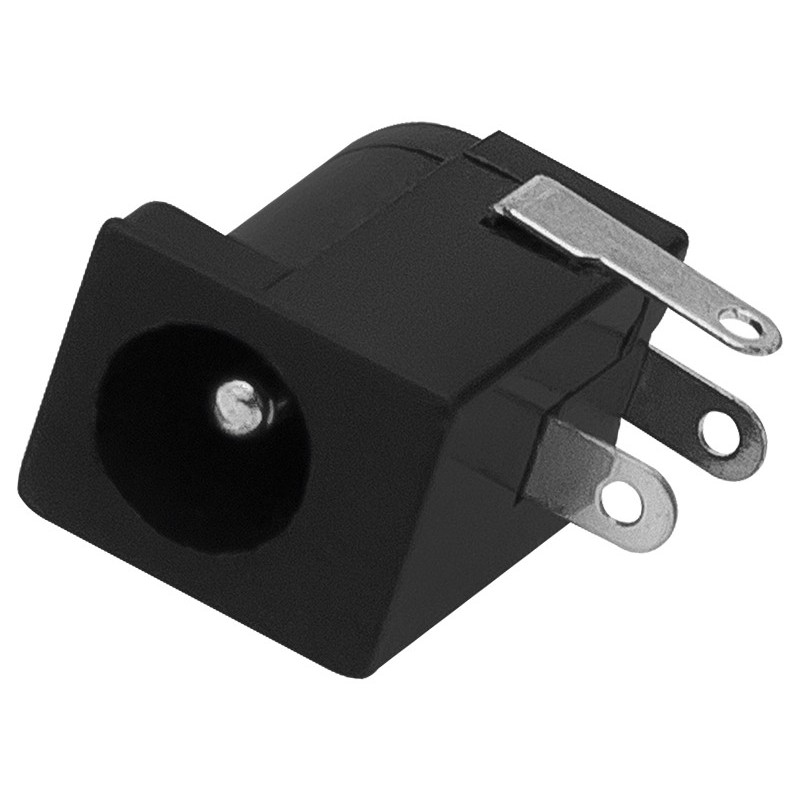 DC-virtaliitin 2,1/5,5mm piirilevylle | 10 kpl sarja