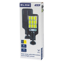 Aurinkokennovalaisin SL-02 30W | PIR-liiketunnistin | Kaukosäädin