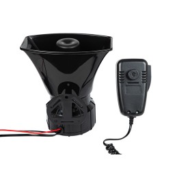 Elektroninen poliisisireeni megafonilla | 7-ääninen 100W | 12V