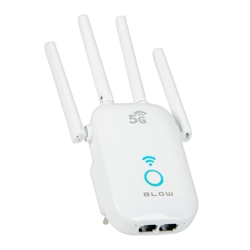 Wi-Fi-vahvistin BLOW RP-10 | Dual Band 2.4GHz/5GHz | 1200 Mb/s