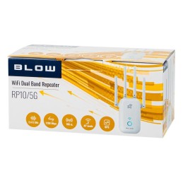 Wi-Fi-vahvistin BLOW RP-10 | Dual Band 2.4GHz/5GHz | 1200 Mb/s