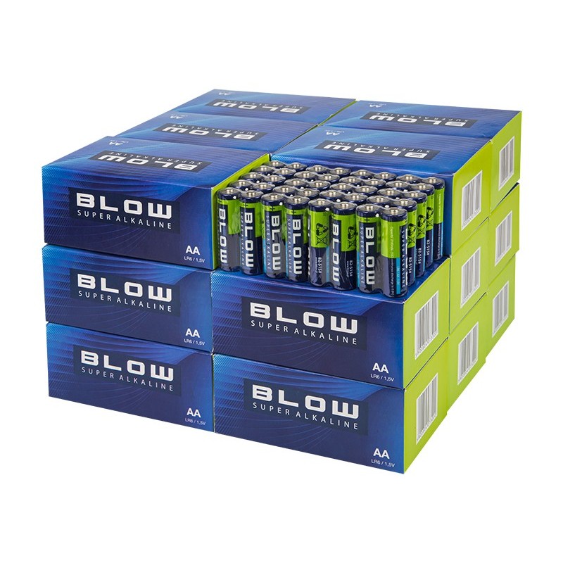 BLOW LR6 AA-alkaliparisto | 720 kpl suurerä | 1.5V pitkäikäinen