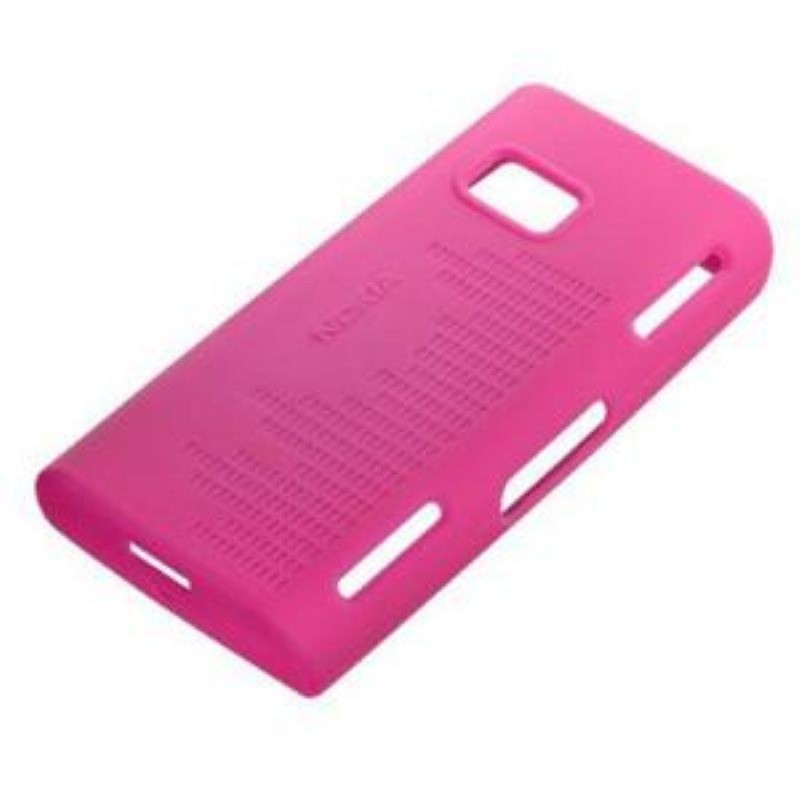 Nokia X6 silikonisuoja, pinkki