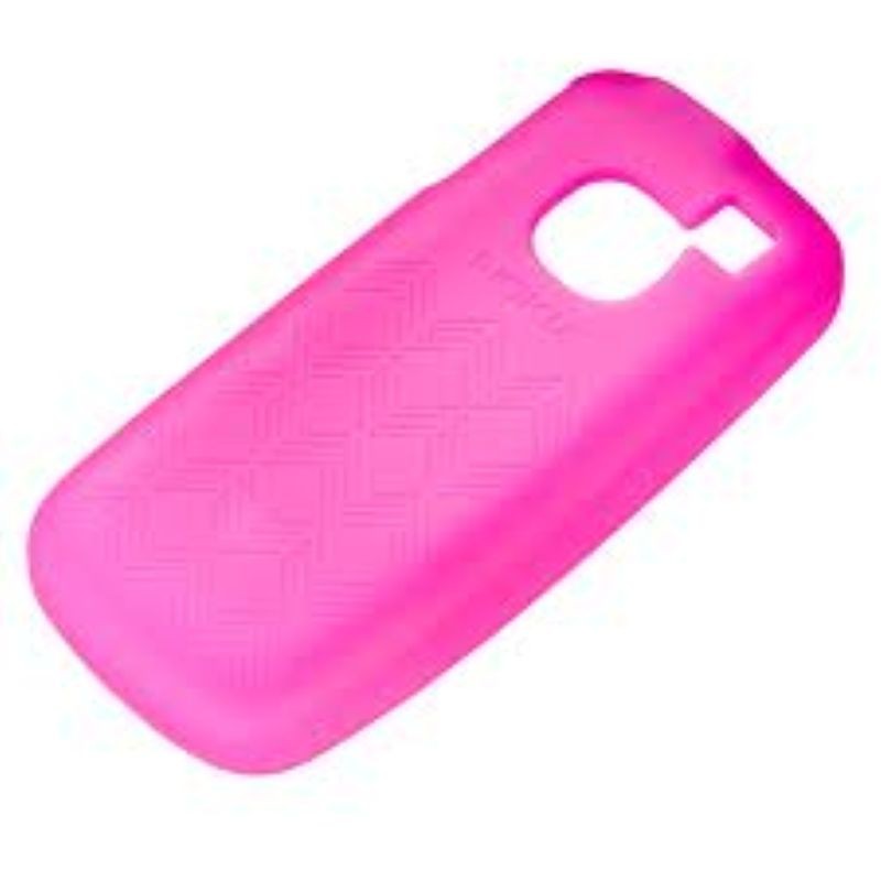 Nokia C1-01 silikonisuoja, pinkki