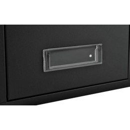 Musta Postilaatikko | Ruostumaton Galvanoitu Teräs + 2 Avainta