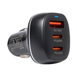 Autolaturi G50C 68W | 3xUSB-A + 2xUSB-C | Power Delivery