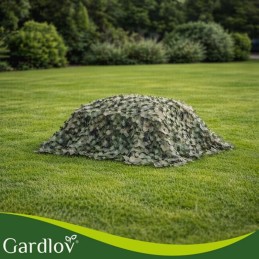 Naamioverkko 4x6m | Woodland-maastokuvio | 100 nippusidettä