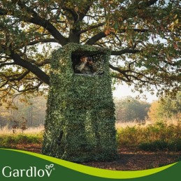 Naamioverkko 4x6m | Woodland-maastokuvio | 100 nippusidettä