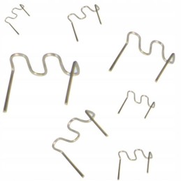 Muovinhitsaussinkilät 50 kpl | Aalto-malli 0,8 mm | D2-3