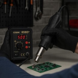 Hot Air -juotosasema 800W | 100–500°C | Digitaalinen