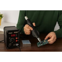 Hot Air -juotosasema 800W | 100–500°C | Digitaalinen