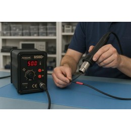 Hot Air -juotosasema 800W | 100–500°C | Digitaalinen